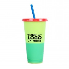 24 oz Plastic Color Changing Cups 